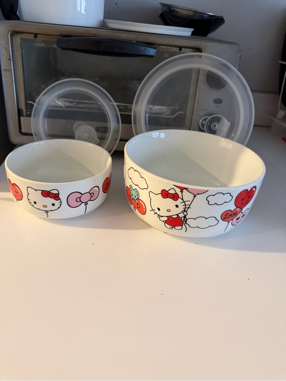 Hello Kitty Ceramic Bowls Set of 2